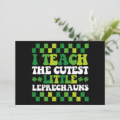 Ik leer de beste kleine Leprechauns leraar Kaart (Staand voorkant)