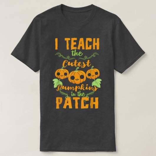 Ik leer de beste pompoen in de pleister. t-shirt (Design voorkant)