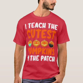 Ik leer de beste pompoenen in de pleister t-shirt