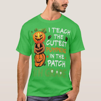 Ik leer de beste pompoenen in het 8e Afstudeerder T-shirt