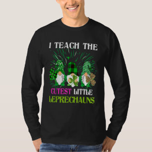 Ik leer de Cutest Little Leprechauns Leopard Buff T-shirt