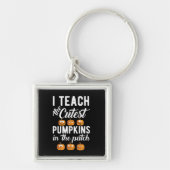 Ik leer de Cutest Pumpkins in de Patch Sleutelhanger (Voorkant)