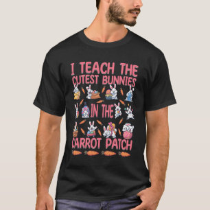 Ik leer de leukste konijntjes in de wortelpleister t-shirt