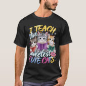 Ik leer de liefste Schattigee katten: Schattig en T-shirt (Voorkant)