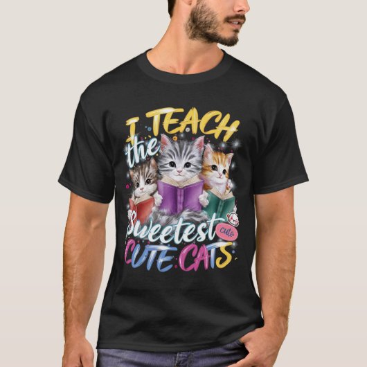 Ik leer de liefste Schattigee katten: Schattig en T-shirt (Voorkant)