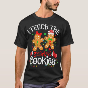 Ik leer de mooiste koekjes grappige leraar Xmas Gi T-shirt