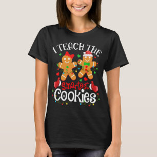 Ik leer de mooiste koekjes grappige leraar Xmas Gi T-shirt