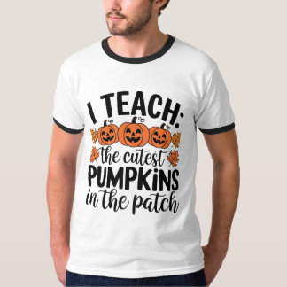 "Ik leer de Schattigee pompoen in de patch T-shirt