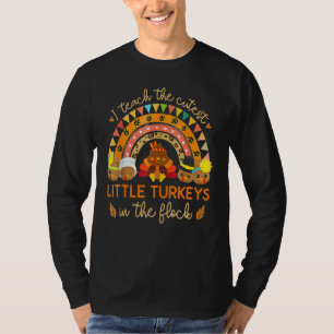 Ik leer de schattigste kalkoenen in de kudde Thank T-shirt