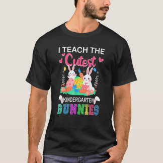 Ik leer de schattigste kleuterkonijntjes op Pasen  T-shirt