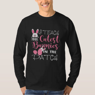 Ik leer de schattigste konijnen in de Patch Paas-t T-shirt