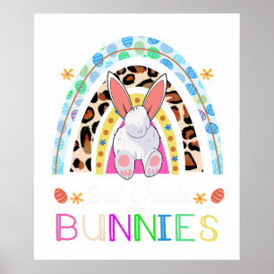 ik leer de schattigste konijnen uit de 2e klas reg poster