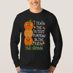Ik Leer De Schattigste Pompoenen In De Vierde Klas T-shirt