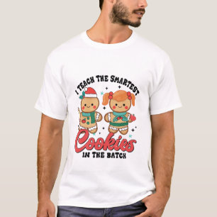 Ik leer de slimste koekjes in de batch grappig t-shirt