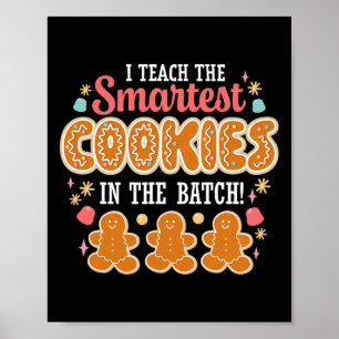 Ik leer de slimste koekjes in de batchleraar poster