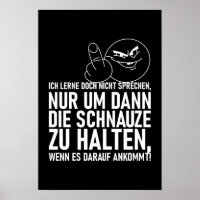 IK LEER DOCH GEEN SPREKEN POSTER