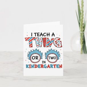 Ik leer een paar dingen op de kleuterschool terug kaart