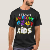 Ik leer Geweldige Kinderen Funny Autism Special Ed T-shirt (Voorkant)