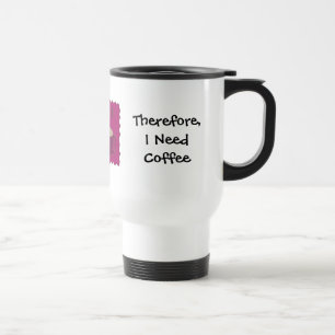 Ik Leer Grappige Koffie Spreuk Reisbeker