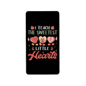 Ik leer het liefste kleine hart etiket (Voorkant)