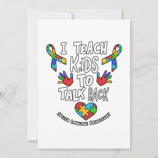Ik leer Kinderen om de spraaktaaltherapie te herha Aankondiging (Voorkant)