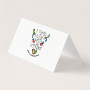 Ik leer Kinderen om de spraaktaaltherapie te herha Visitekaartjes