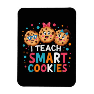 Ik leer slimme koekjes terug naar school leraar magneet