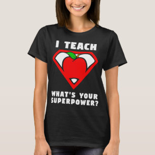 Ik leer wat je Superpower Shirt superheld thee is