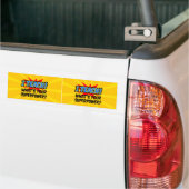Ik leer wat je Superpower Superheld-leraar is Bumpersticker (Op Truck)