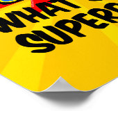 Ik leer wat je Superpower Superheld-leraar is Poster (Hoek)