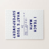 Ik leer Wiskunde / Wat is jouw Superpower? Legpuzzel (Horizontaal)