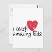 Ik leer wonderbaarlijke Kinderen Briefkaart (Voorkant / Achterkant)