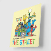 Ik leerde op de STRAAT Vierkante Klok (Hoek)