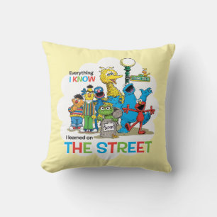 Ik leerde op STRAAT Kussen