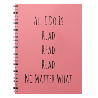 Ik lees alleen maar notitieboek