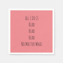 Ik lees alleen maar servet