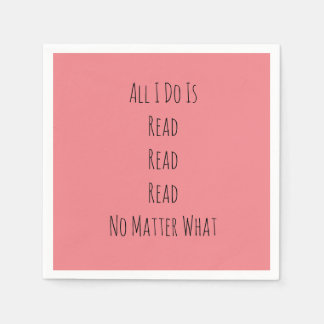 Ik lees alleen maar servet