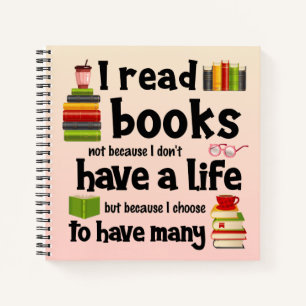 Ik lees boeken omdat ik veel levens heb geleid