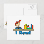 Ik lees briefkaart (Voorkant / Achterkant)