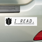 Ik lees bumpersticker (Op auto)