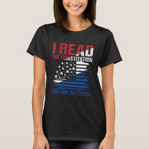 Ik lees de Grondwet voor de artikelen T-shirt