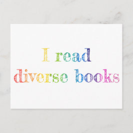Ik lees Diverse Boeken Briefkaart
