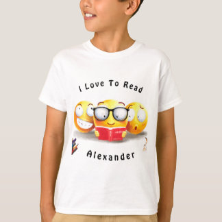 Ik lees graag boeken t-shirt