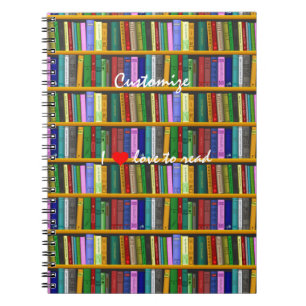 Ik lees graag boeken Thunder_Cove Notitieboek