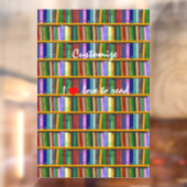 Ik lees graag boeken Thunder_Cove Raamsticker (Vel 2)