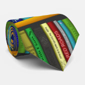 Ik lees graag boeken Thunder_Cove Stropdas (Opgerold)