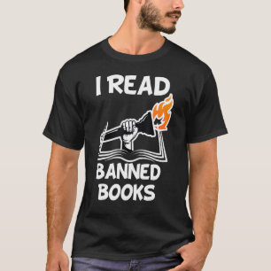 Ik lees het bibliofofielboek van verboden boekjes, t-shirt
