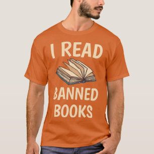 Ik lees het bibliofofielboek van verboden boekjes, t-shirt