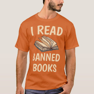 Ik lees het bibliofofielboek van verboden boekjes, t-shirt