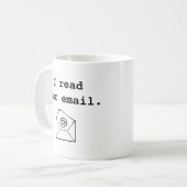 Ik lees je e-mail. KoffieMok (Voorkant links)